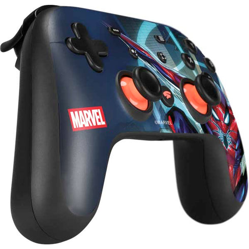 Marvel Spiderman Spiderman Armor MK IV Google Stadia Controller Skin